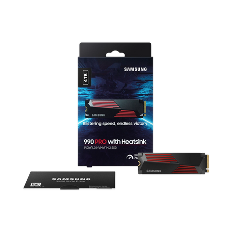 Samsung 990 PRO 4TB M.2 2280 PCIe 4.0 x4 Internal SSD with Heatsink — Being Shipped