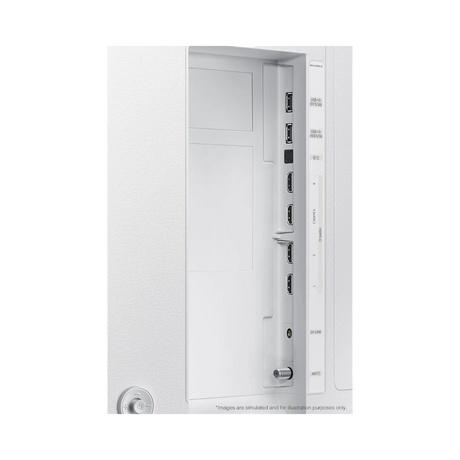 Samsung The Serif LS01B 43" 16:9 60Hz 4K HDR QLED Smart TV (2022, White) — Being Shipped