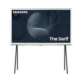 Samsung The Serif LS01B 43" 16:9 60Hz 4K HDR QLED Smart TV (2022, White) — Being Shipped