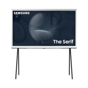 Samsung The Serif LS01B 43" 16:9 60Hz 4K HDR QLED Smart TV (2022, White) — Being Shipped