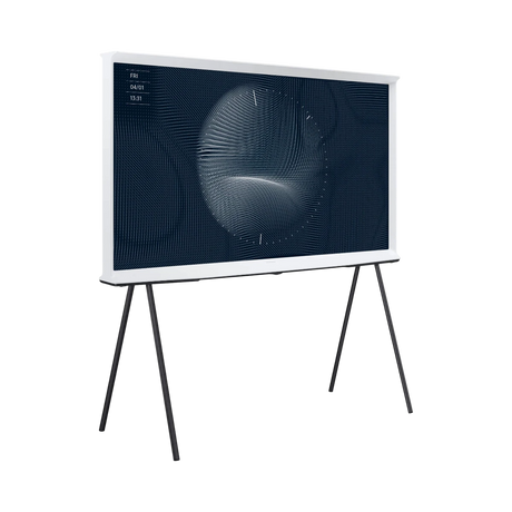 Samsung The Serif LS01B 43" 16:9 60Hz 4K HDR QLED Smart TV (2022, White) — Being Shipped
