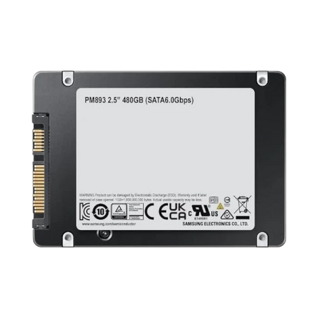 Samsung PM893 480GB 2.5" SATA SSD — Being Shipped