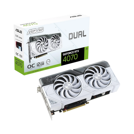 ASUS GeForce RTX 4070 Dual OC Graphics Card (White Edition) — Being Shipped