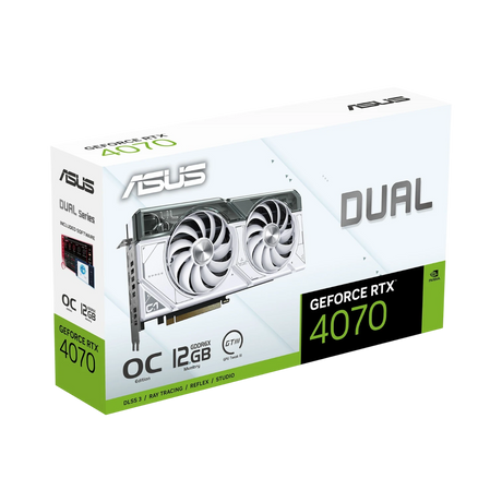 ASUS GeForce RTX 4070 Dual OC Graphics Card (White Edition) — Being Shipped