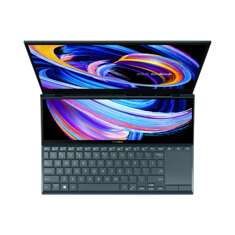 ASUS ZenBook Duo 14 14" Multi-Touch Notebook, Intel Core i7-1165G7, 8GB RAM, 512GB SSD (Celestial Blue) — Being Shipped
