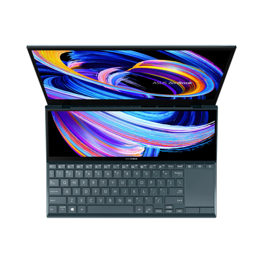 ASUS ZenBook Duo 14 14" Multi-Touch Notebook, Intel Core i7-1165G7, 8GB RAM, 512GB SSD (Celestial Blue) — Being Shipped