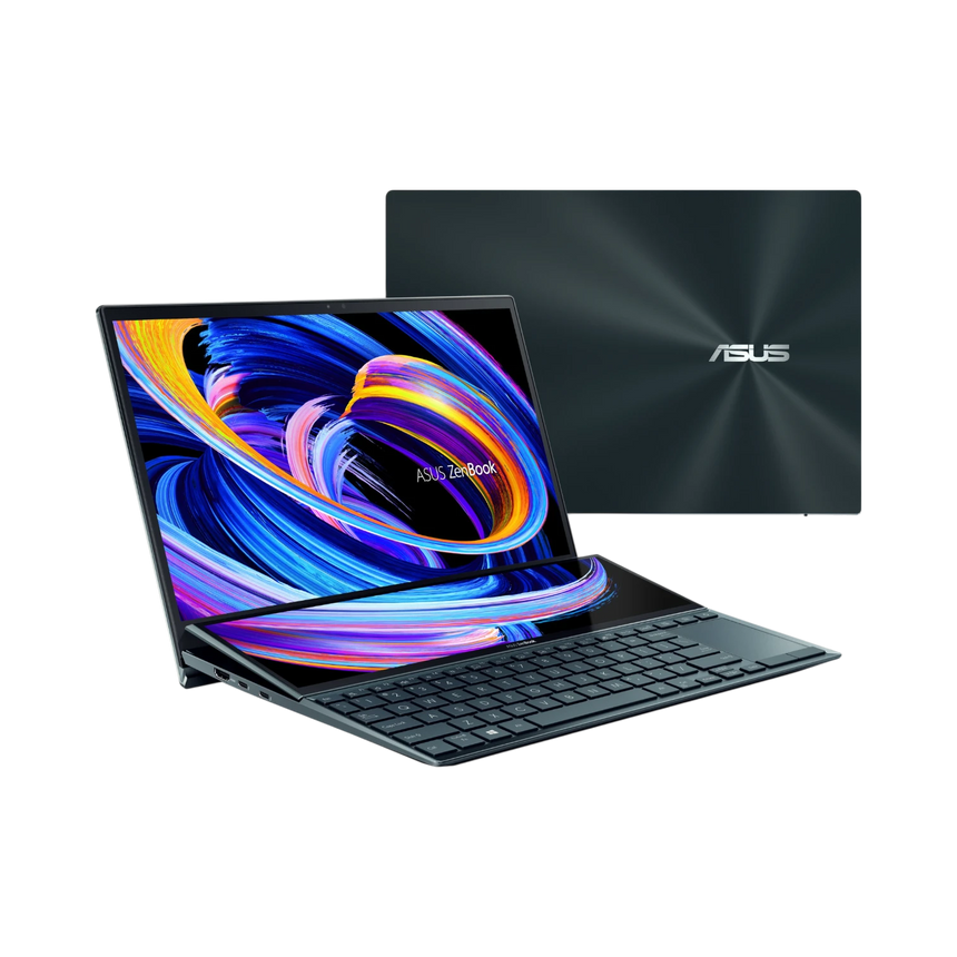 ASUS ZenBook Duo 14 14" Multi-Touch Notebook, Intel Core i7-1165G7, 8GB RAM, 512GB SSD (Celestial Blue) — Being Shipped