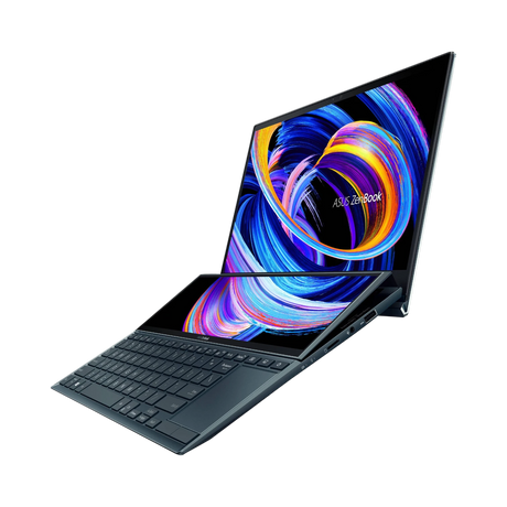 ASUS ZenBook Duo 14 14" Multi-Touch Notebook, Intel Core i7-1165G7, 8GB RAM, 512GB SSD (Celestial Blue) — Being Shipped