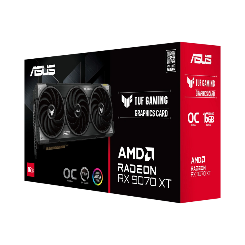 ASUS Radeon RX 9070 XT TUF Gaming Graphics Card — Being Shipped