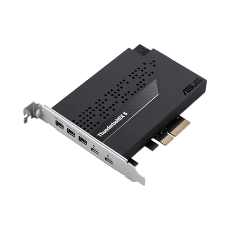 ASUS ThunderboltEX 5 Dual-Port Thunderbolt 5 PCIe 4.0 Expansion Card — Being Shipped