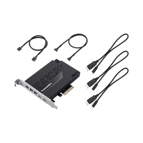 ASUS ThunderboltEX 5 Dual-Port Thunderbolt 5 PCIe 4.0 Expansion Card — Being Shipped