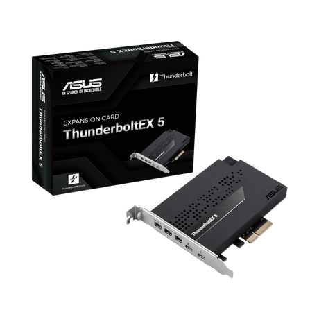 ASUS ThunderboltEX 5 Dual-Port Thunderbolt 5 PCIe 4.0 Expansion Card — Being Shipped