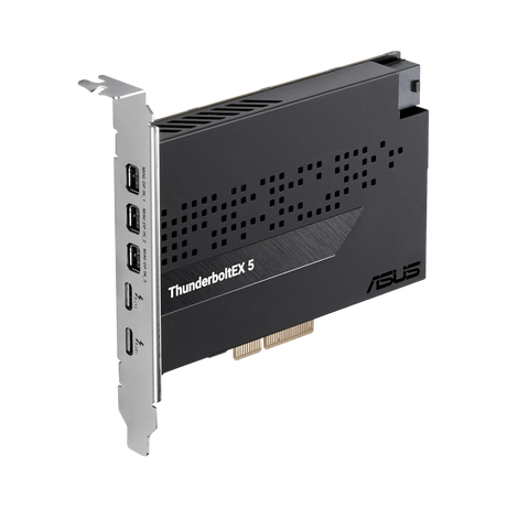 ASUS ThunderboltEX 5 Dual-Port Thunderbolt 5 PCIe 4.0 Expansion Card — Being Shipped