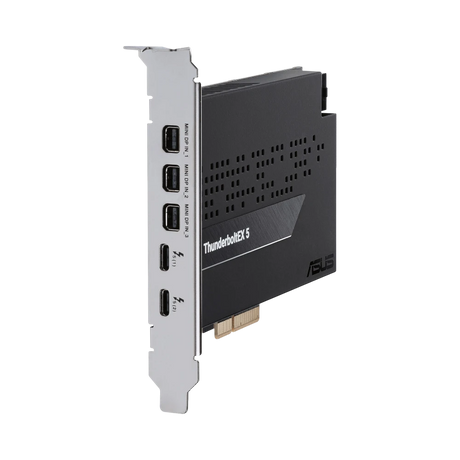 ASUS ThunderboltEX 5 Dual-Port Thunderbolt 5 PCIe 4.0 Expansion Card — Being Shipped
