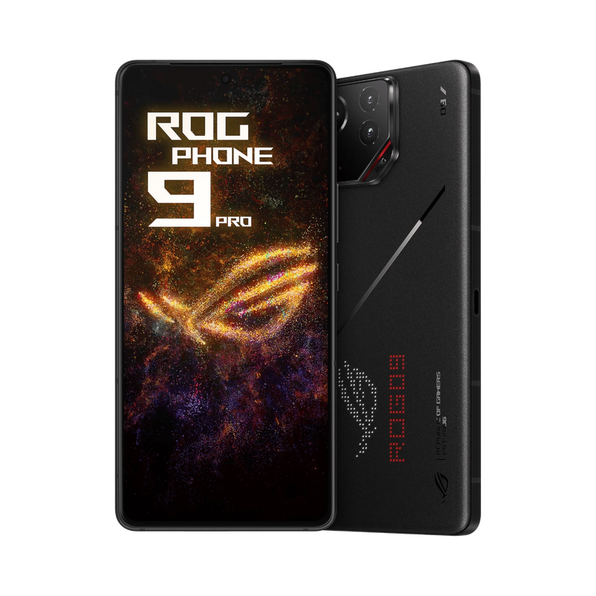ASUS ROG Phone 9 Pro Android Phone, Qualcomm Snapdragon 8 Elite, 24GB RAM, 1TB Storage (Unlocked, Phantom Black) — Being Shipped