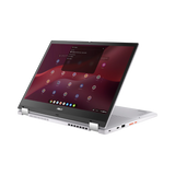 ASUS Chromebook Vibe Flip CX34 14" Multi-Touch 2-in-1 Laptop, Intel Core i5-1235U, 8GB RAM, 256GB SSD (Pearl White) — Being Shipped