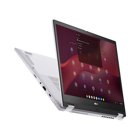 ASUS Chromebook Vibe Flip CX34 14" Multi-Touch 2-in-1 Laptop, Intel Core i5-1235U, 8GB RAM, 256GB SSD (Pearl White) — Being Shipped