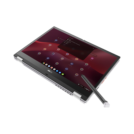 ASUS Chromebook Vibe Flip CX34 14" Multi-Touch 2-in-1 Laptop, Intel Core i5-1235U, 8GB RAM, 256GB SSD (Pearl White) — Being Shipped