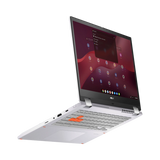 ASUS Chromebook Vibe Flip CX34 14" Multi-Touch 2-in-1 Laptop, Intel Core i5-1235U, 8GB RAM, 256GB SSD (Pearl White) — Being Shipped