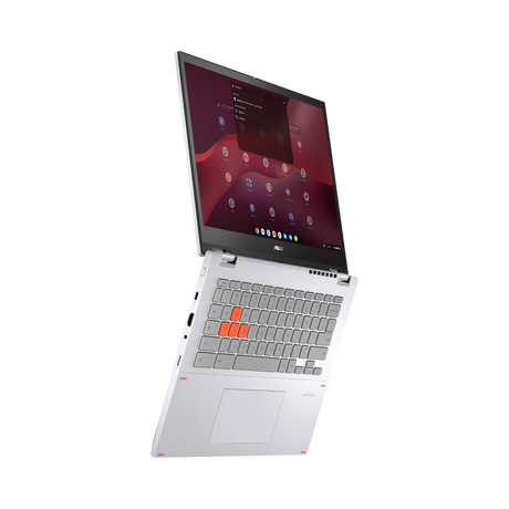 ASUS Chromebook Vibe Flip CX34 14" Multi-Touch 2-in-1 Laptop, Intel Core i5-1235U, 8GB RAM, 256GB SSD (Pearl White) — Being Shipped