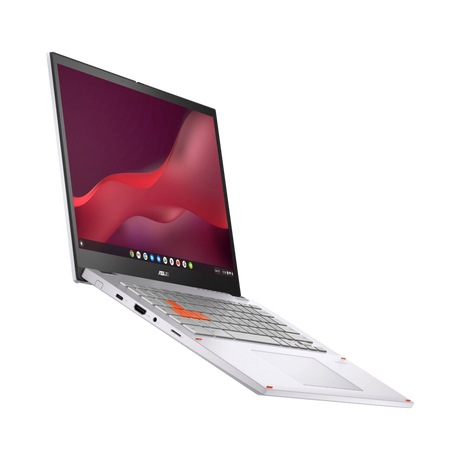 ASUS Chromebook Vibe Flip CX34 14" Multi-Touch 2-in-1 Laptop, Intel Core i5-1235U, 8GB RAM, 256GB SSD (Pearl White) — Being Shipped