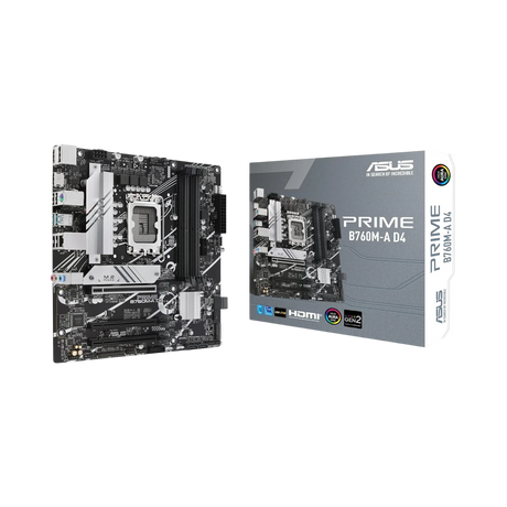 ASUS PRIME B760M-A D4 LGA 1700 Micro-ATX Motherboard — Being Shipped