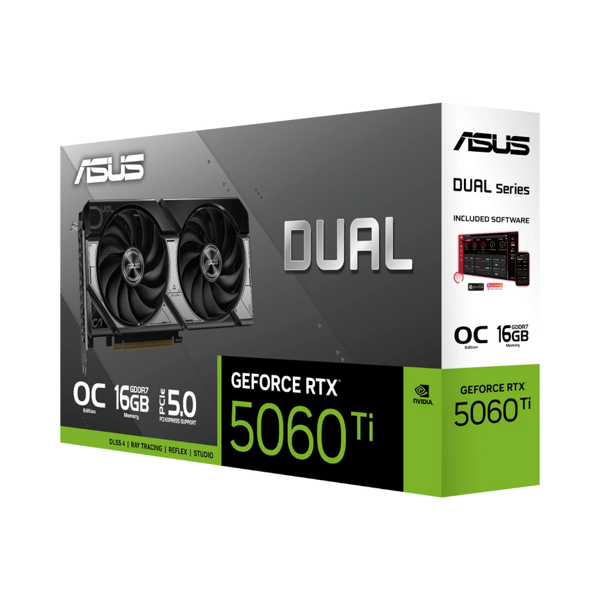 ASUS Dual GeForce RTX 5060 Ti 16GB GDDR7 OC Edition Graphics Card — Being Shipped