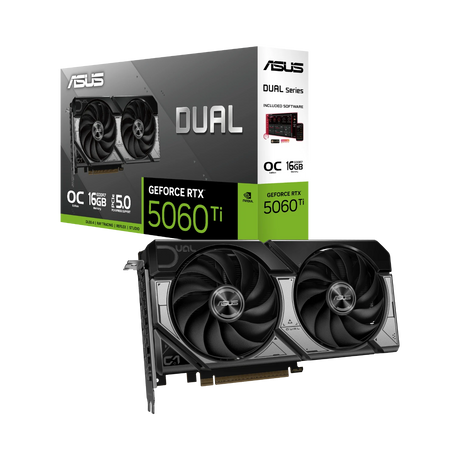 ASUS Dual GeForce RTX 5060 Ti 16GB GDDR7 OC Edition Graphics Card — Being Shipped