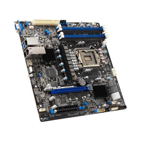 ASUS P12R-M/10G-2T Intel C252 Chipset Socket LGA-1200 Micro ATX Server Motherboard — Being Shipped