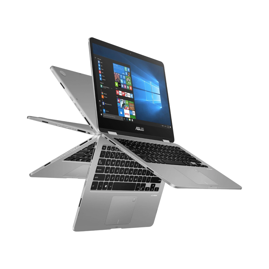 ASUS VivoBook Flip 14 J401MA 14" Multi-Touch 2-in-1 Laptop, Intel Celeron N4020, 4GB DDR4 RAM, 64GB eMMC — Being Shipped