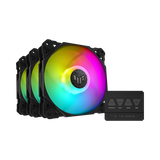 ASUS TUF Gaming TF120 ARGB 120mm PWM Fan (Black, 3-Pack) — Being Shipped