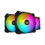 ASUS TUF Gaming TF120 ARGB 120mm PWM Fan (Black, 3-Pack) — Being Shipped