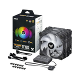 ASUS TUF Gaming TF120 ARGB 120mm PWM Fan (Black, 3-Pack) — Being Shipped