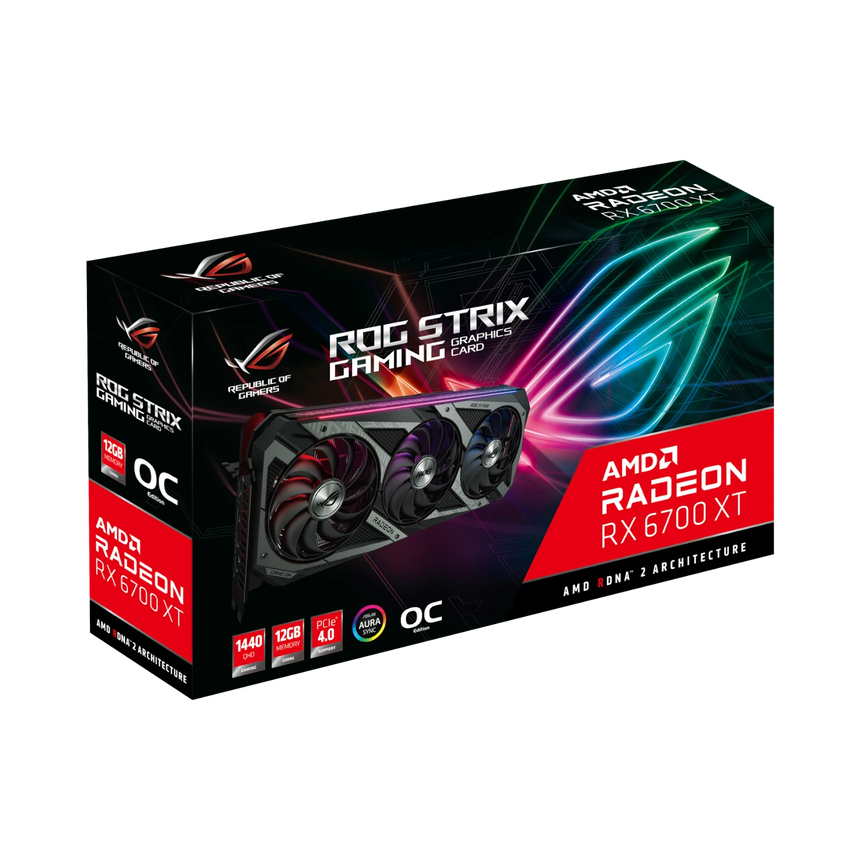 ASUS ROG Strix AMD Radeon RX 6700 XT OC Edition Gaming Graphics Card — Being Shipped