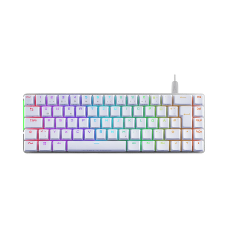 ASUS ROG Falchion Ace Wired Backlit Mechanical Keyboard (White, ROG NX Red Switches) — Being Shipped