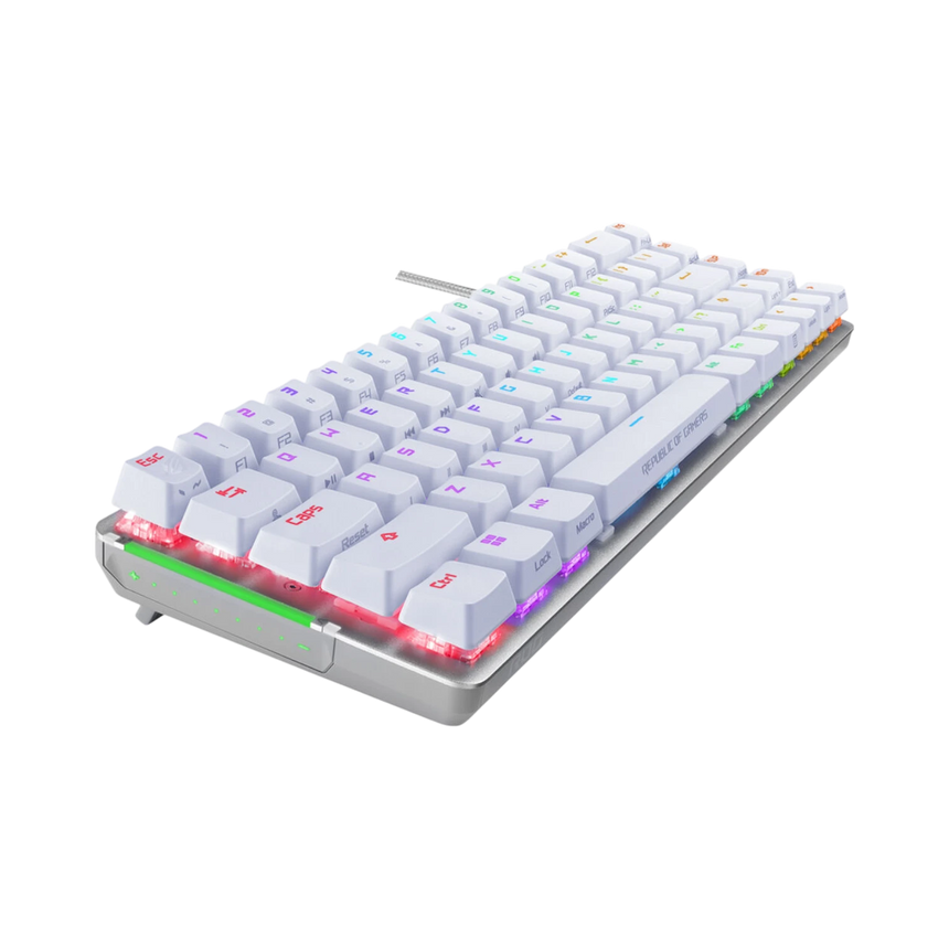 ASUS ROG Falchion Ace Wired Backlit Mechanical Keyboard (White, ROG NX Red Switches) — Being Shipped