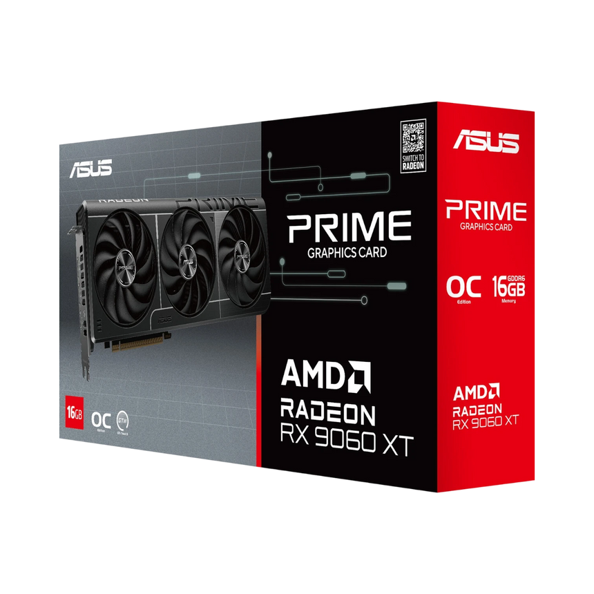 ASUS Radeon RX 9060 XT Prime OC 16G Graphics Card — Being Shipped