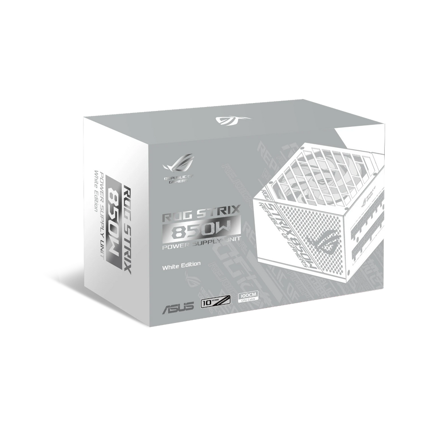 ASUS ROG Strix 850G 850W 80 PLUS Gold Modular Power Supply (White) — Being Shipped