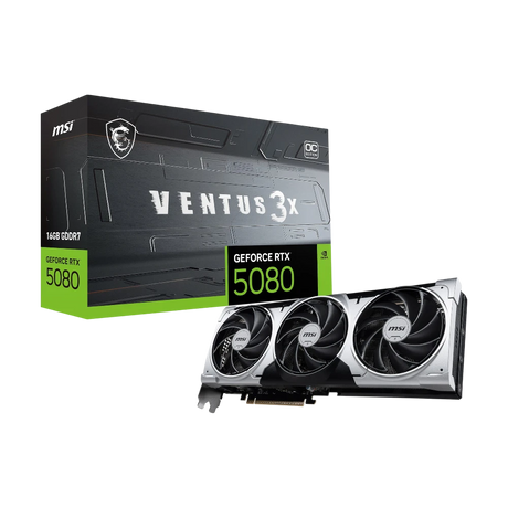 MSI GeForce RTX 5080 VENTUS 3X OC PLUS Graphics Card — Being Shipped