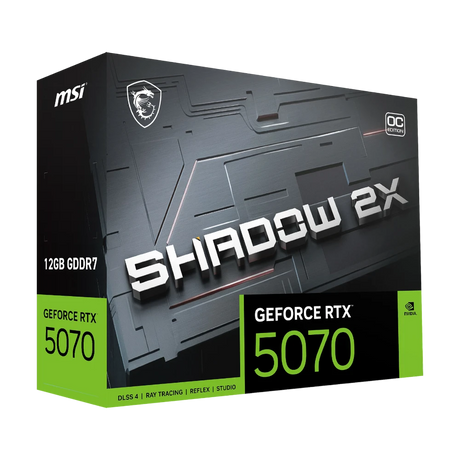 MSI GeForce RTX 5070 SHADOW 2X OC Graphics Card — Being Shipped