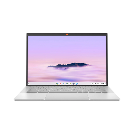 ASUS CX54 Chromebook Plus 14" Laptop, Intel Core Ultra 5 115U, 8GB RAM, 128GB SSD (Fog Silver) — Being Shipped
