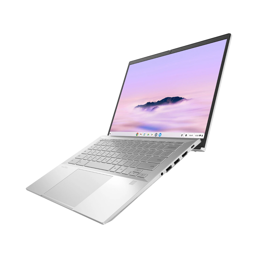 ASUS CX54 Chromebook Plus 14" Laptop, Intel Core Ultra 5 115U, 8GB RAM, 128GB SSD (Fog Silver) — Being Shipped
