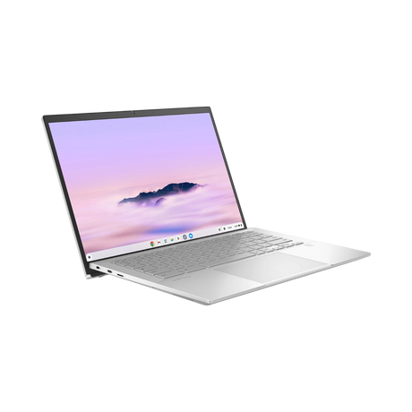 ASUS CX54 Chromebook Plus 14" Laptop, Intel Core Ultra 5 115U, 8GB RAM, 128GB SSD (Fog Silver) — Being Shipped