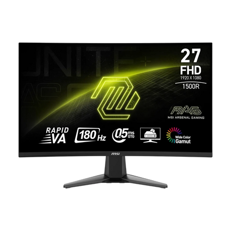 MSI MAG27C6F 27" Curved FHD 180Hz Gaming Monitor with HDR ready — Being Shipped