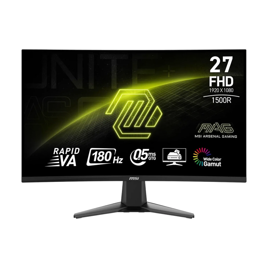 MSI MAG27C6F 27" Curved FHD 180Hz Gaming Monitor with HDR ready — Being Shipped