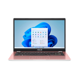 ASUS E410 14" Laptop, Intel Celeron N4020, 4GB RAM, 64GB eMMC (Rose Gold) — Being Shipped