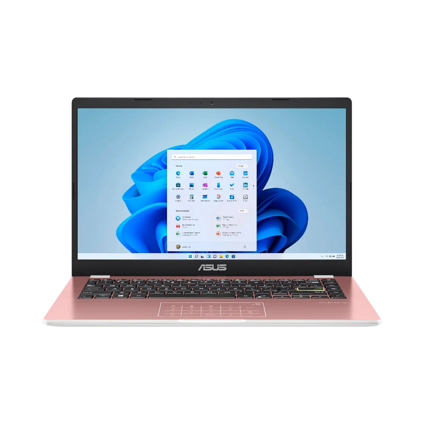 ASUS E410 14" Laptop, Intel Celeron N4020, 4GB RAM, 64GB eMMC (Rose Gold) — Being Shipped