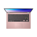 ASUS E410 14" Laptop, Intel Celeron N4020, 4GB RAM, 64GB eMMC (Rose Gold) — Being Shipped