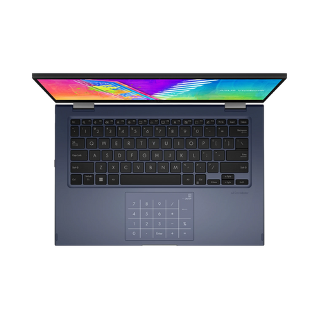 ASUS VivoBook Go 14 Flip Thin & Light 14" 2-in-1 Laptop, Intel Celeron N4500, 4GB RAM, 64GB eMMC — Being Shipped