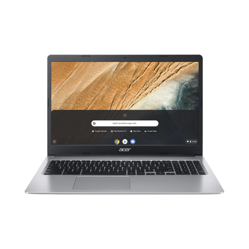Acer Chromebook 315 15.6" Laptop, Intel Celeron N4020, 4GB RAM, 32GB eMMC (Pure Silver) — Being Shipped